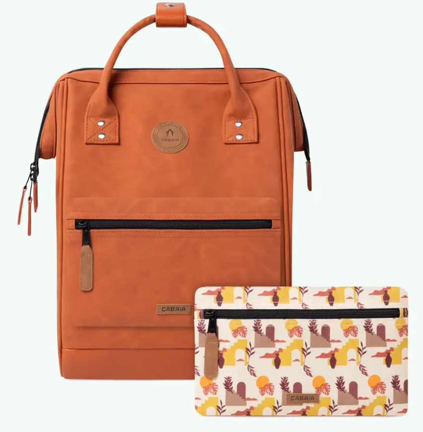 Sac à dos Cabaia avec deux pochettes interchangeables "Tanta" taille M