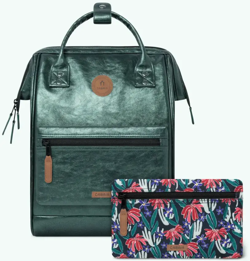 Sac à dos Cabaia avec deux pochettes interchangeables "Lucerne" taille M