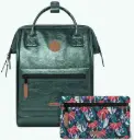 Sac à dos Cabaia avec deux pochettes interchangeables "Lucerne" taille M