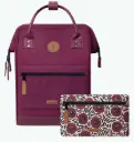 Sac à dos Cabaia avec deux pochettes interchangeables "Nice" taille M