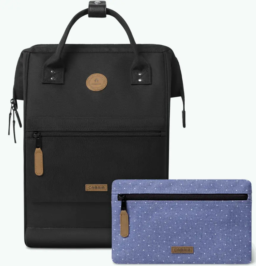 Sac à dos Cabaia avec deux pochettes interchangeables "Berlin" taille L