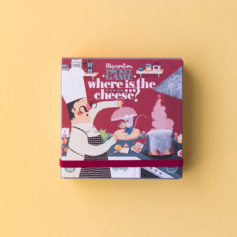 [LONPG001U] Jeu de poche "Where is the cheese ?"