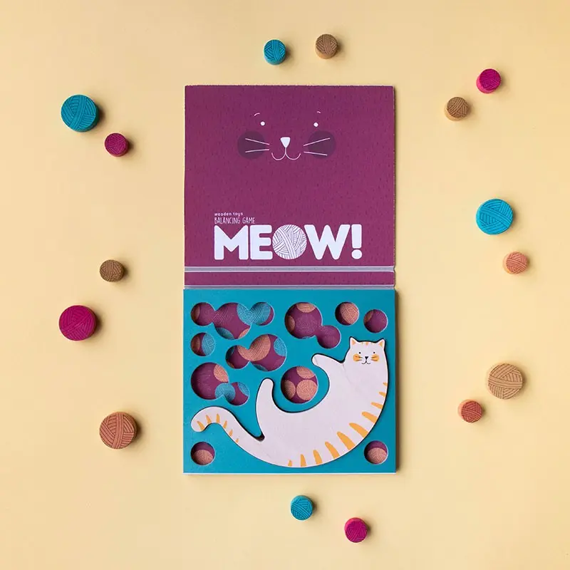 [LONWT003U] Jeu de balancier "Meow!"