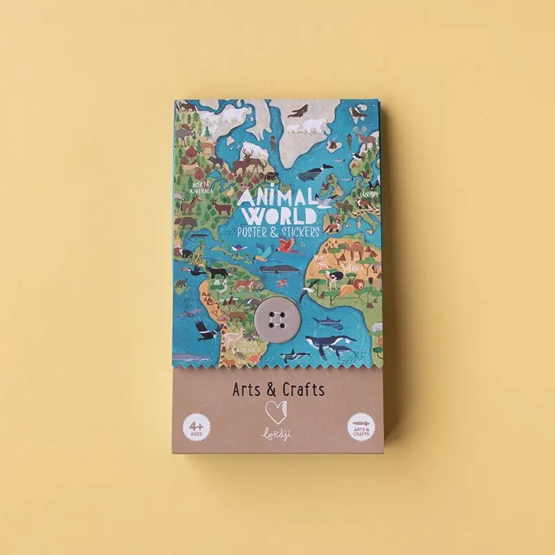Poster et Stickers "Animal World"