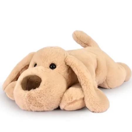 Peluche chien beige 40cm