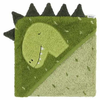 [TRI11-716] Cape de bain dino "Mr. Dino" 75x75 cm