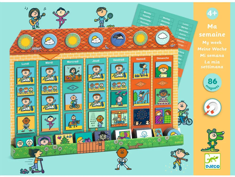 Tableau magnétique "Ma semaine"