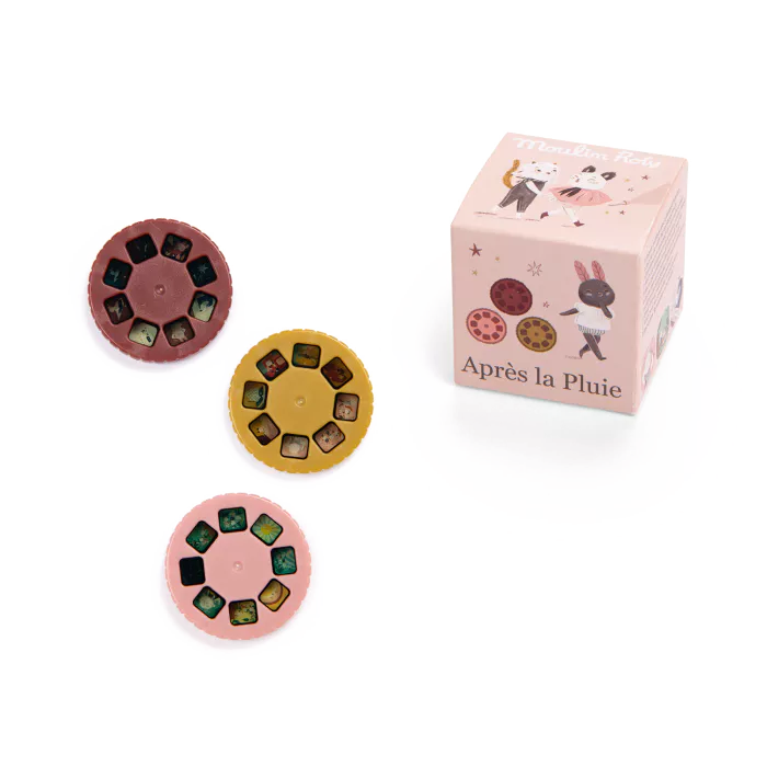 Boîte de 3 disques pour lampe à histoires "Après la pluie"