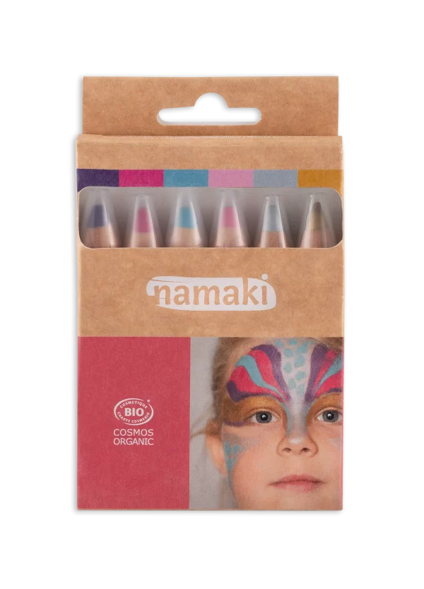 Pack de 6 crayons de maquillage bio "Mondes Enchantés"