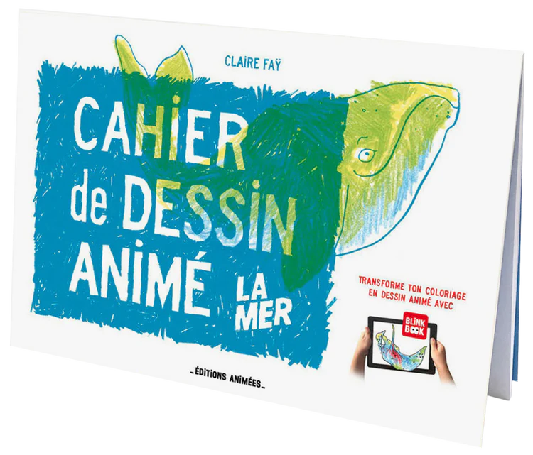 Cahier de dessin animé (BlinkBook) "La mer"