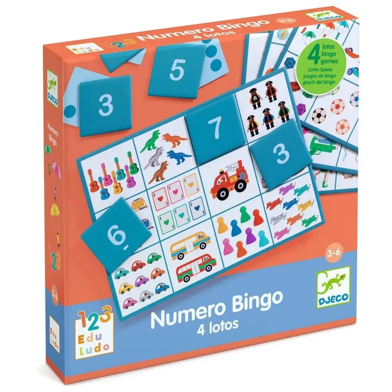 Numero Bingo - 4 lotos
