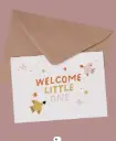 Carte "Welcome little one" 