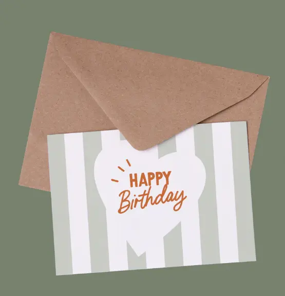 Carte "Happy birthday"    