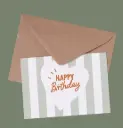 Carte "Happy birthday"    