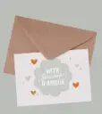 Carte "With (beaucoup) d'amour"   