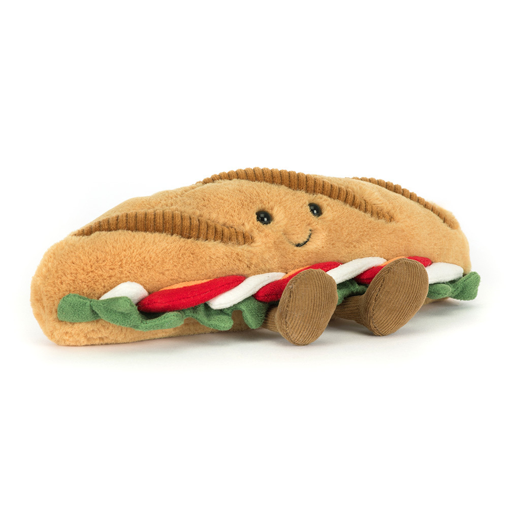 Peluche sandwich "Amuseables Caprese Baguette"