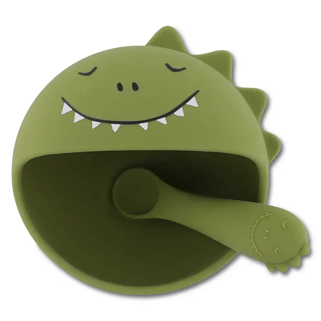 [TRI96-763] Premier set repas pour bébé "Dino"