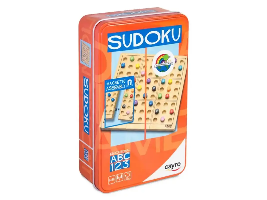 Sudoku magnétique en bois