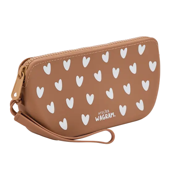 Trousse en silicone "Caramel"