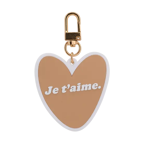 Porte-clés coeur "Je t'aime"