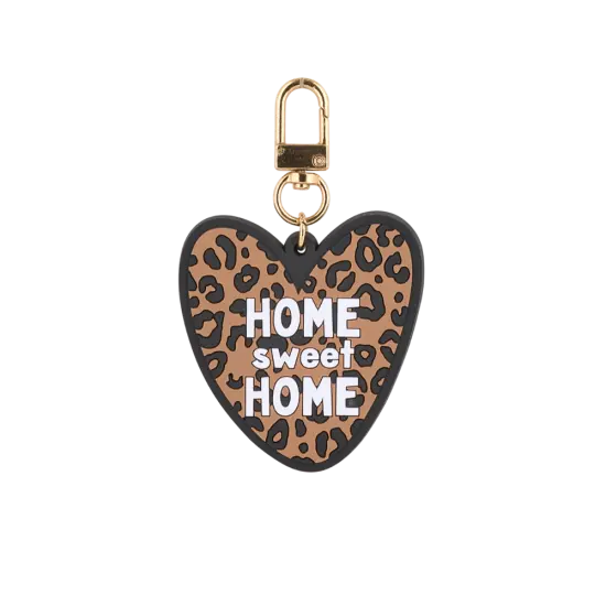 Porte-clés coeur "Home sweet home"
