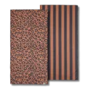 Serviette microfibre léopard marron 70x140cm
