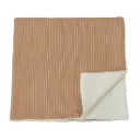 Couverture pilou et gaze de coton "rayures fines"