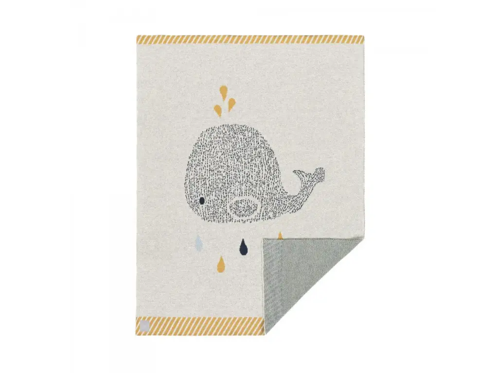Couverture pour bébé en coton biologique 75x100cm