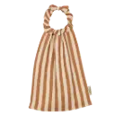 Grand bavoir "cantine" - rayures larges