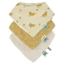 Lot de 3 bavoirs "Lion" 