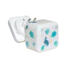 Veilleuse nomade "Cube.b" - océan