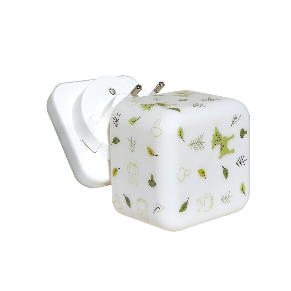 Veilleuse nomade "Cube.b" - forêt