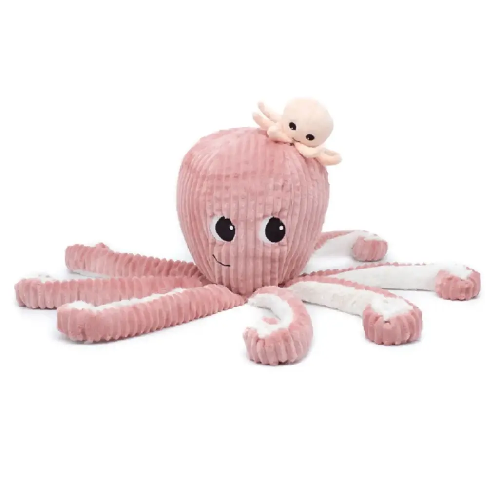 [DEG74101] Peluche pieuvre et son bébé "Les ptipotos"