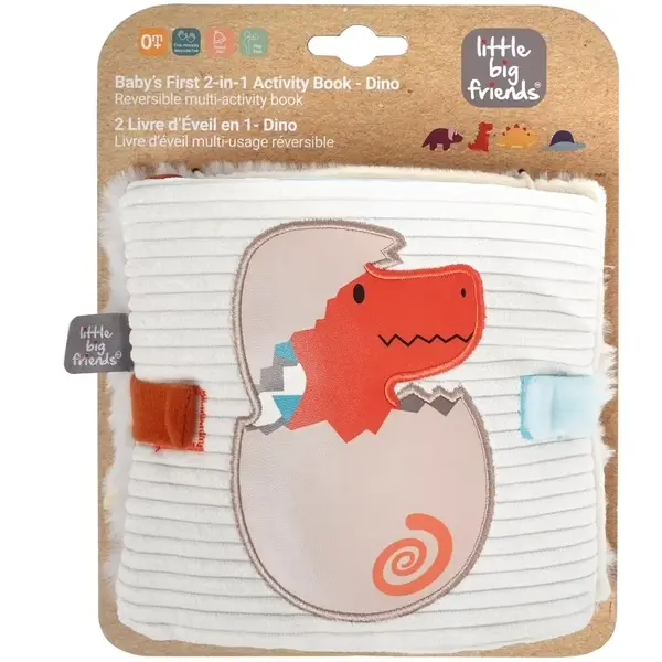 Livre d'éveil 2-en-1 "Dino"