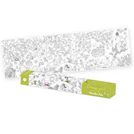 [MOU712609] Coloriage géant "Le botaniste"