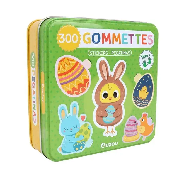 300 gommettes repositionnables "Pâques"