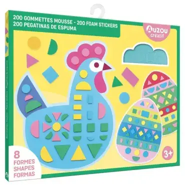 200 gommettes mousse "Pâques"