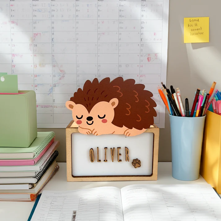 Lampe personnalisable "Hérisson"