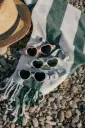 Lunettes de soleil coeur avec bandeau 0-9 mois