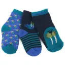 Set de 3 paires de chaussettes anti-dérapantes morse (0-24 mois)