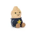 Peluche cacahuète étudiante "Amuseables Peanut Star Student Outfit"