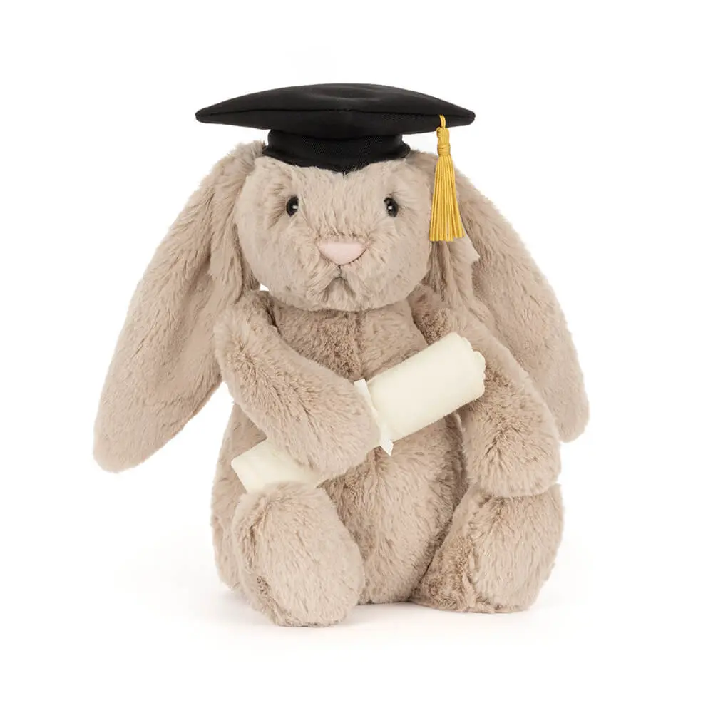 Peluche lapin "Bashful Bunny Graduation Outfit"