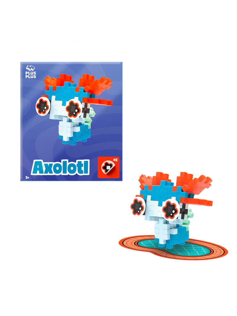 Plus Plus sachet - Axolotl bleu