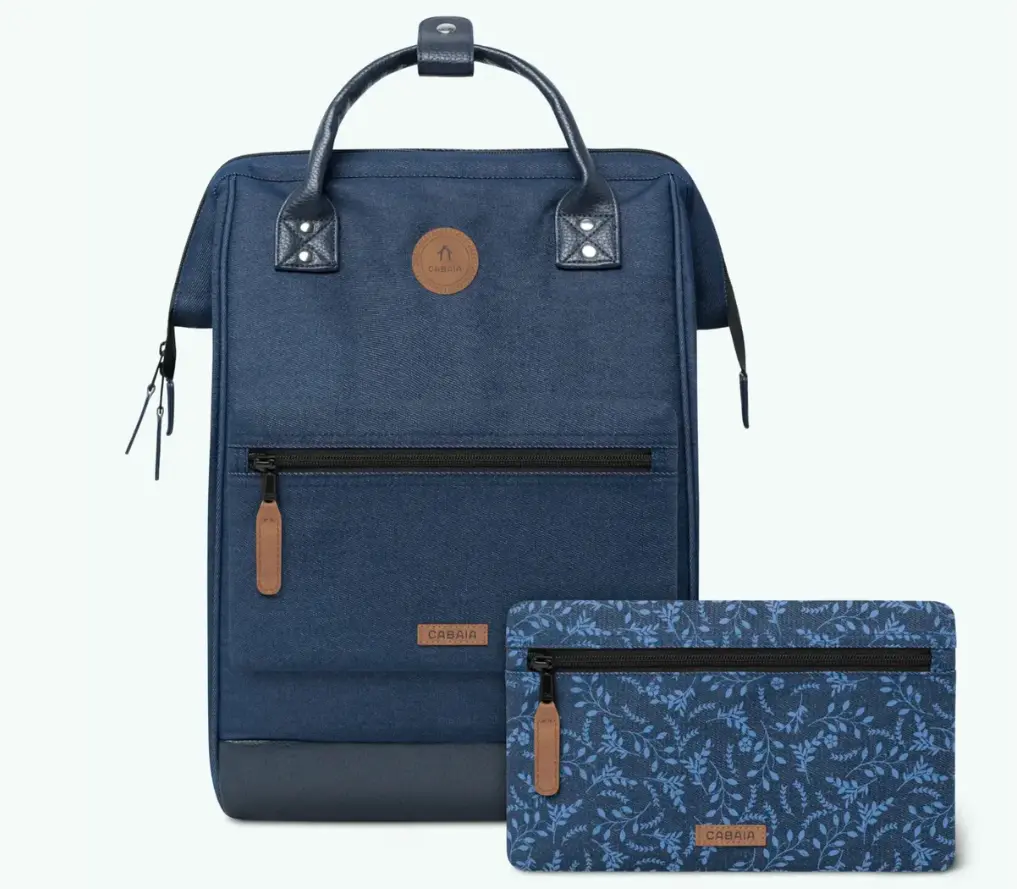[CABNAMUR] Sac à dos Cabaia avec deux pochettes interchangeables "Namur" taille L 