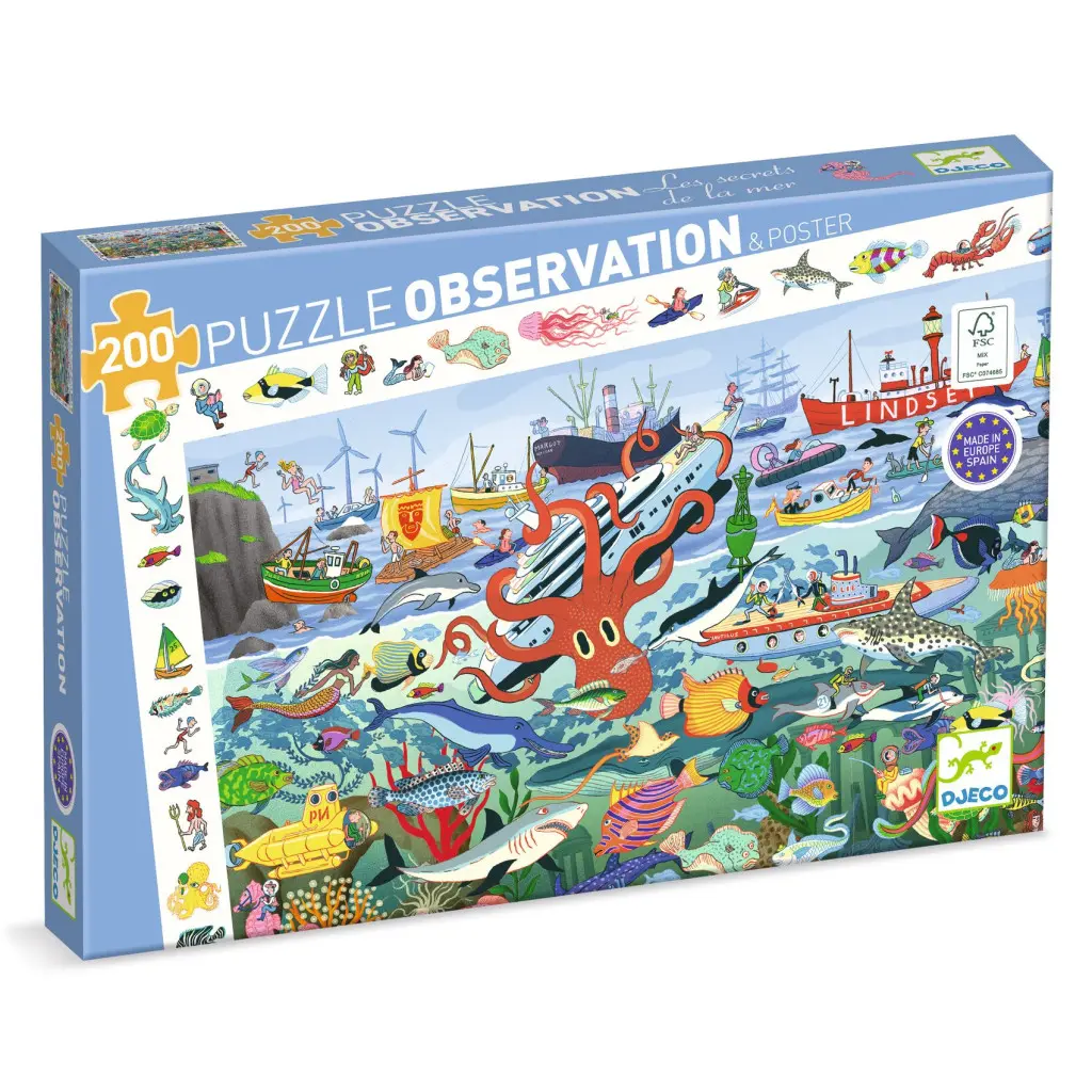 Puzzle Observation "Les secrets de la mer" 