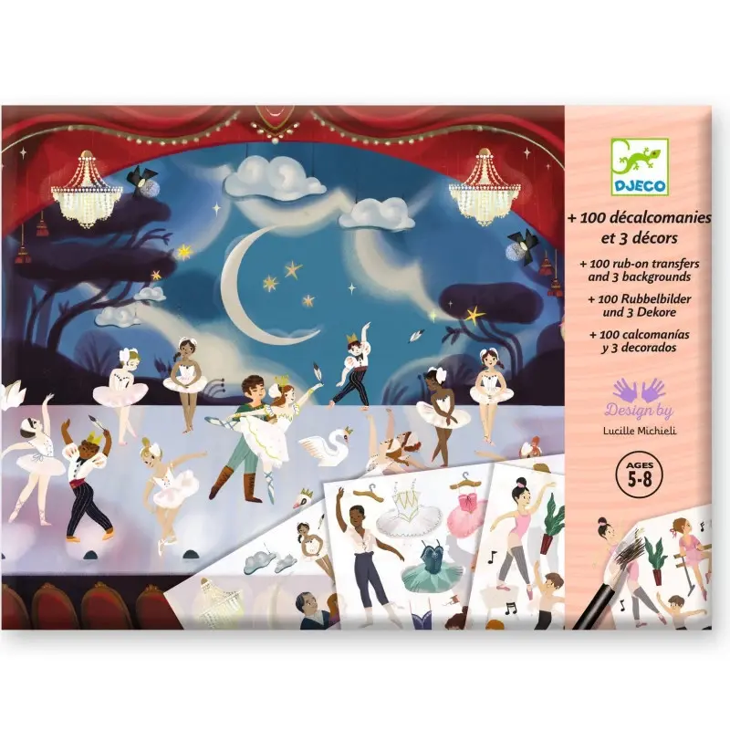 100 décalcomanies et 3 décors "Petits rats de l'Opéra"