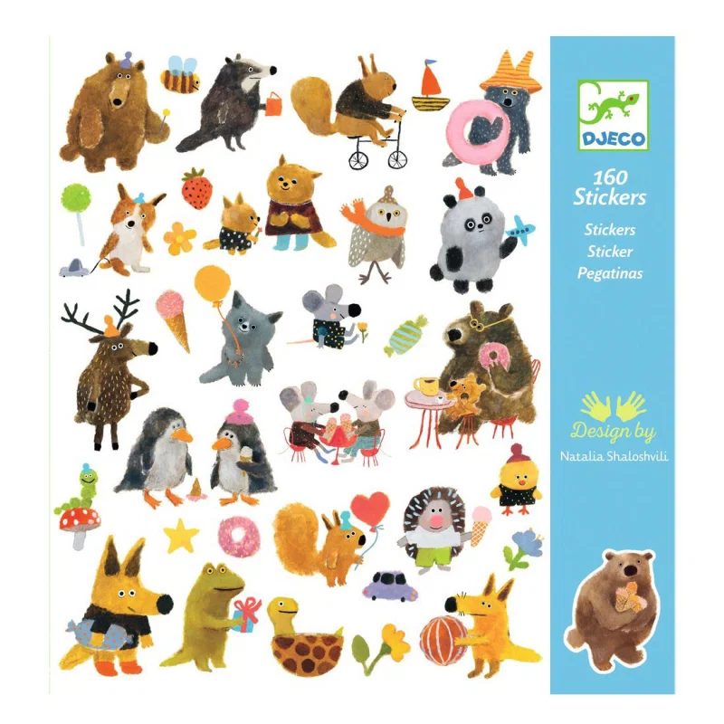 Stickers "Fluffy Friends"