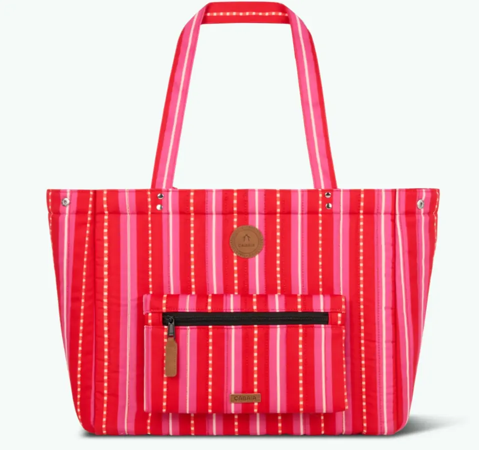 [CABCOTIGNAC] Sac à main maxi tote bag "shopper bag" Cabaia "Cotignac" taille L 