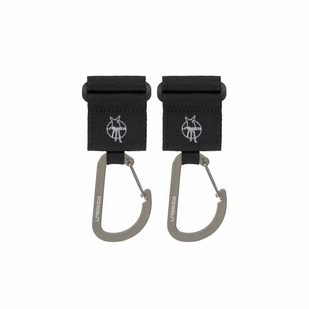 Attaches pour poussettes avec mousqueton