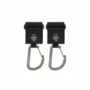 Attaches pour poussettes avec mousqueton